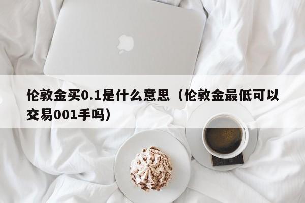 伦敦金买0.1是什么意思（伦敦金最低可以交易001手吗）