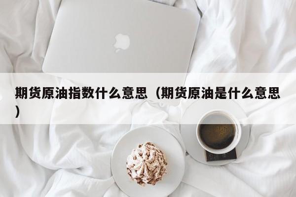 期货原油指数什么意思（期货原油是什么意思）